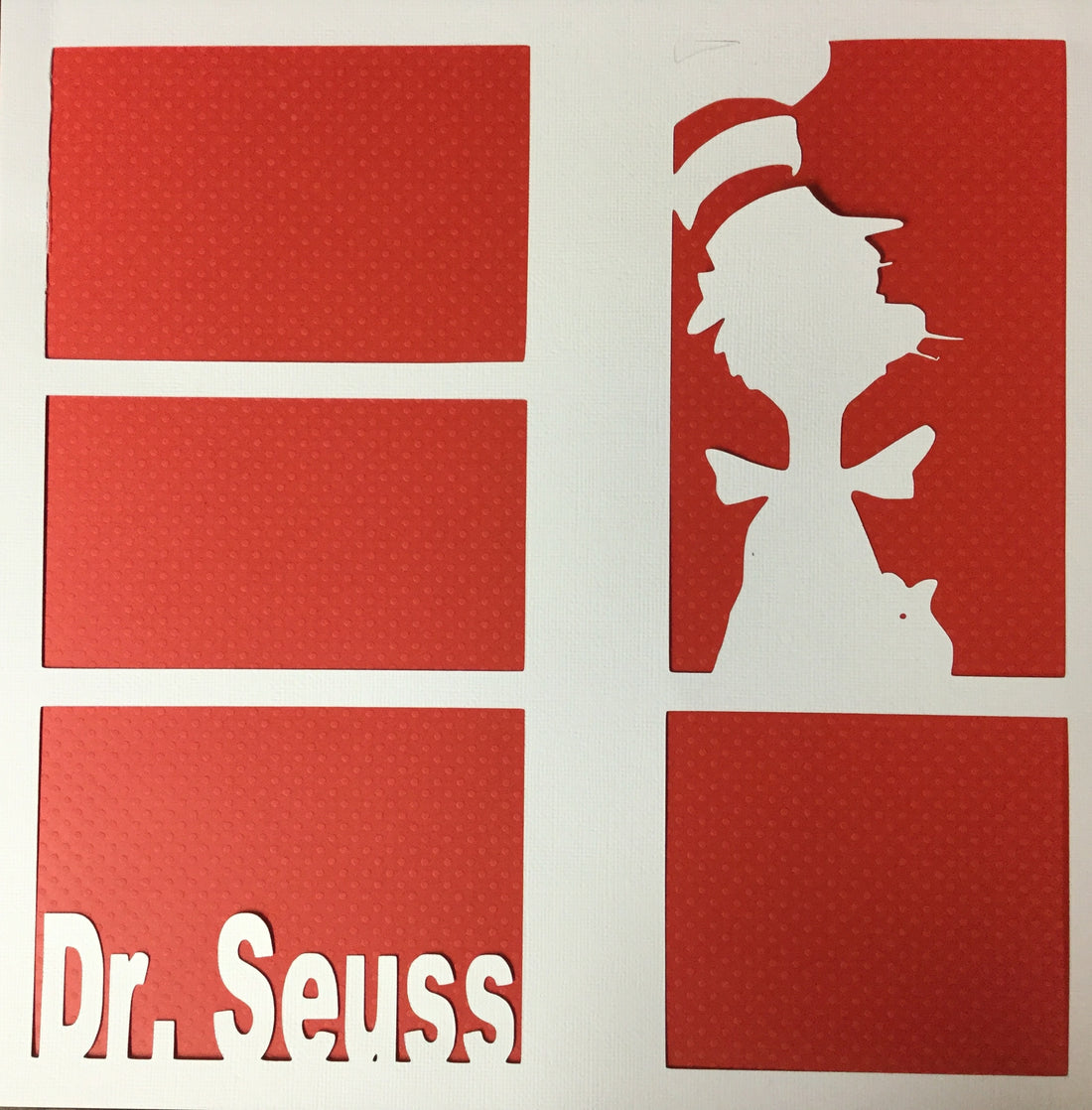 Page Frame DR SEUSS 12"x12" Scrapbook Overlay Scrapbooksrus
