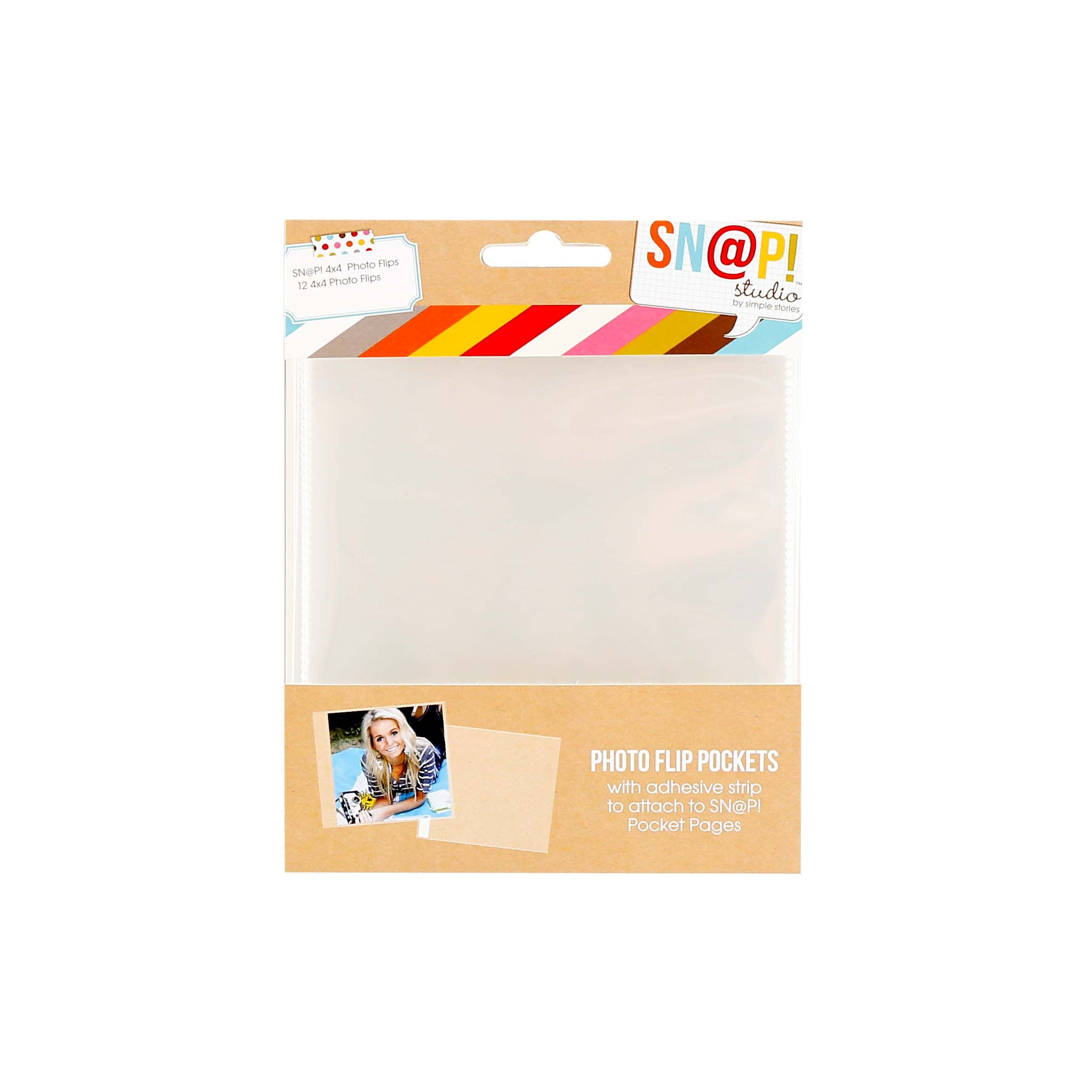 Simple Stories Sn@p 4x4 Photo Flip Pockets Scrapbooksrus