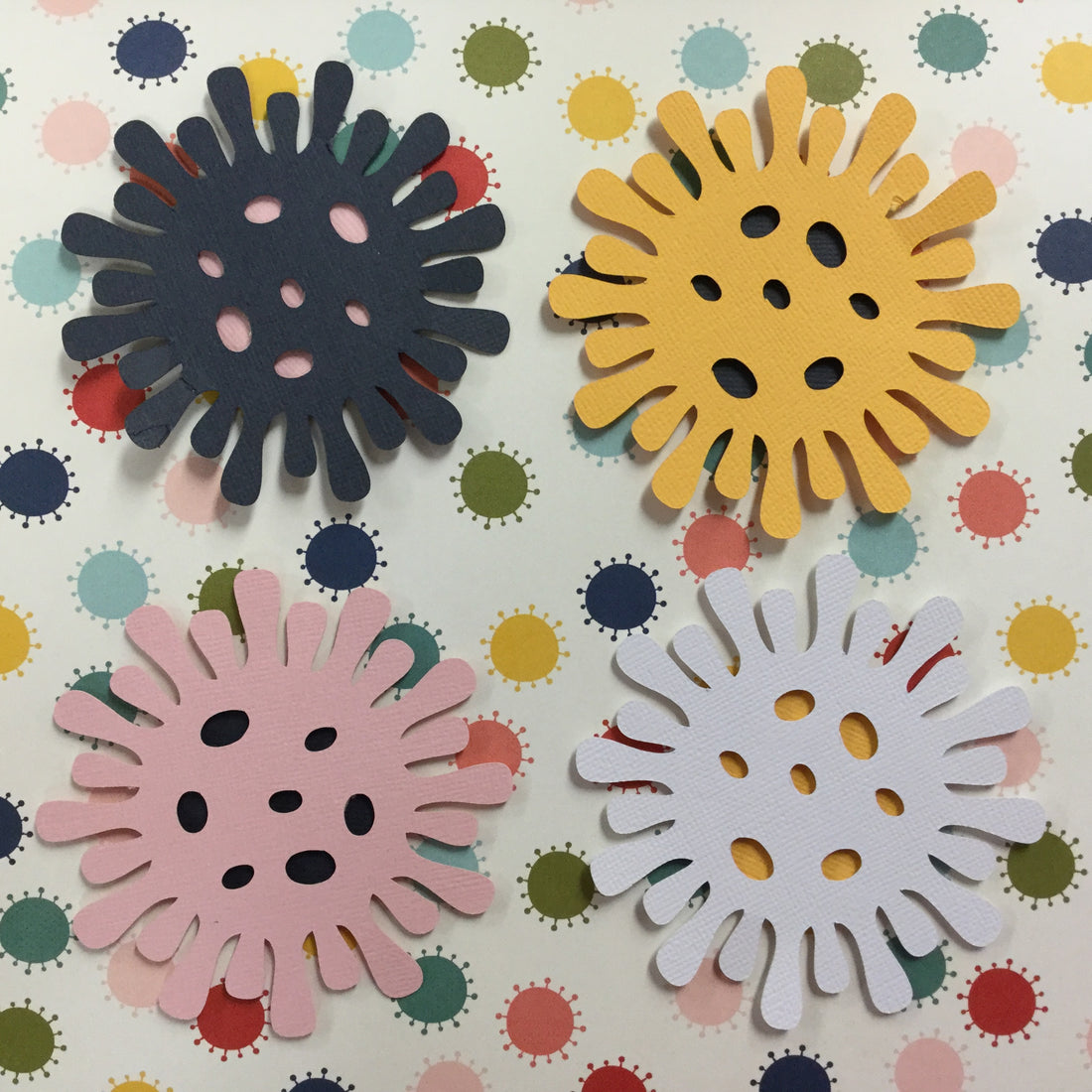 Corona Covid-19 VIRUS Quarantine Scrapbook DieCuts Scrapbooksrus