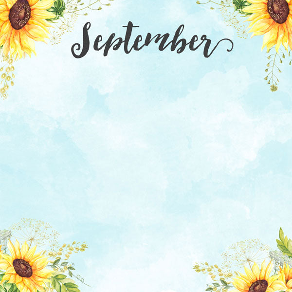 Scrapbook Customs SEPTEMBER MEMORIES Paper Pack 3pc Scrapbooksrus