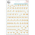 Pinkfresh Studio Holiday Vibes COLOR DIPPED WOOD ALPHA STICKERS 94 pcs Scrapbooksrus