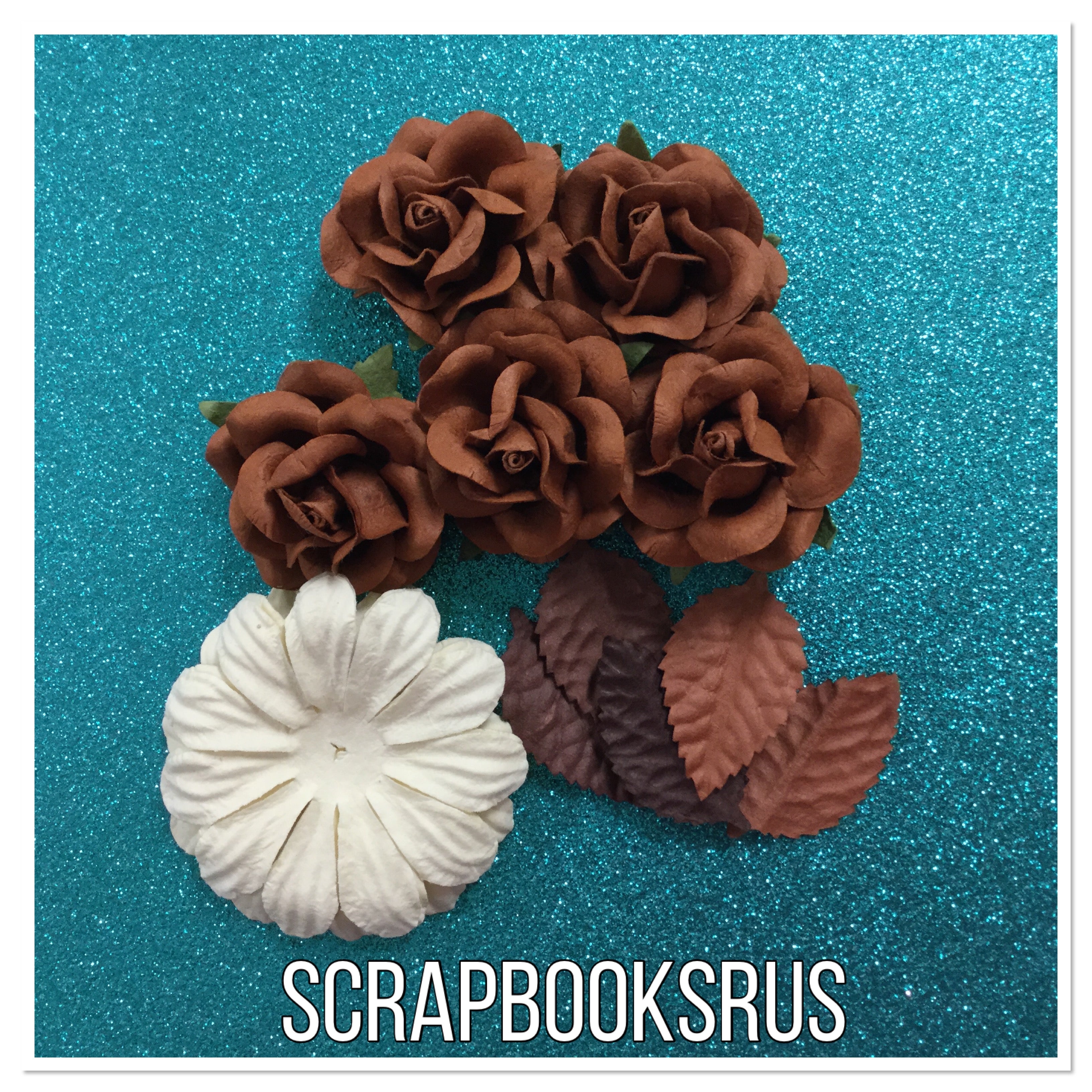 Sweet Roses Leaves and Big Daisies 14 pc