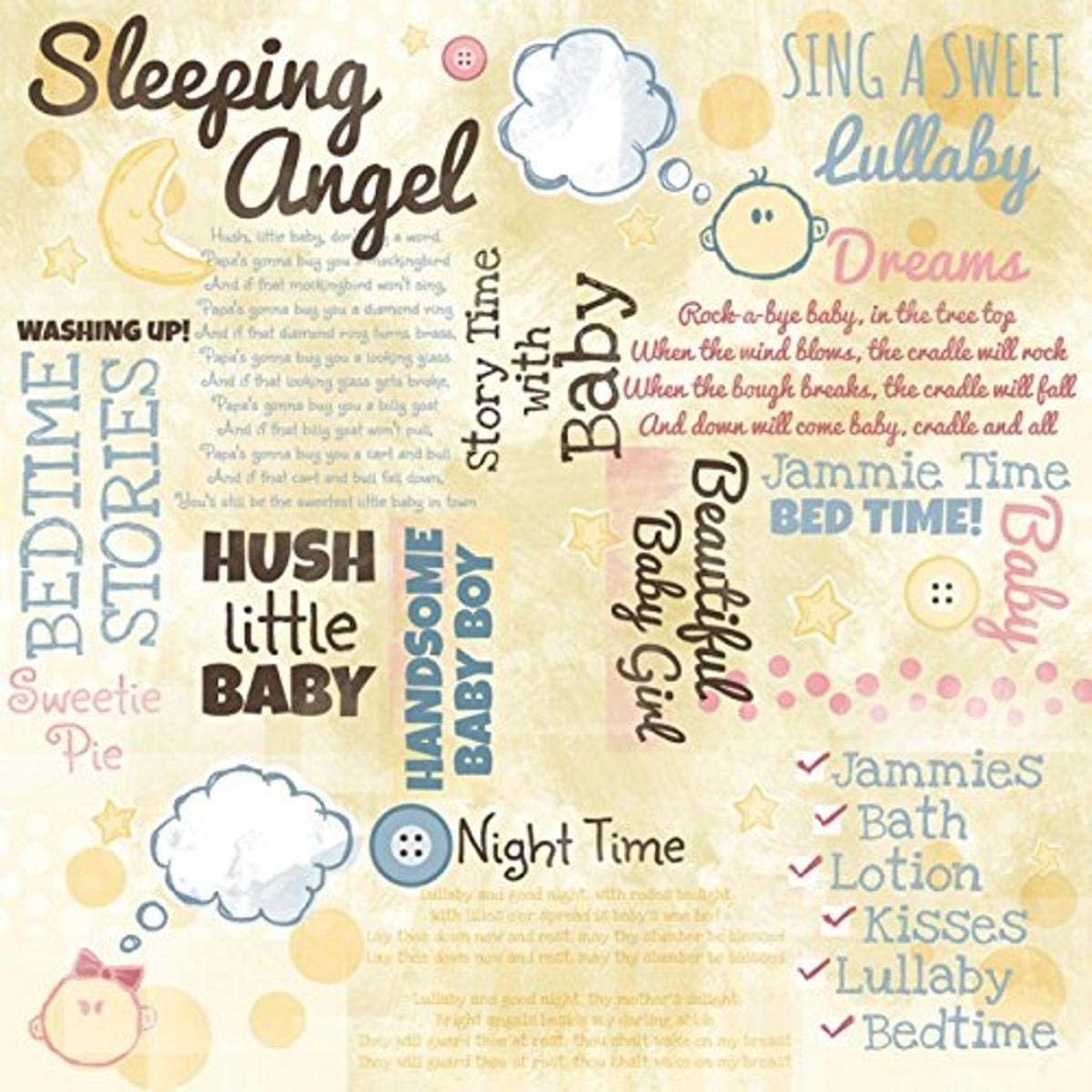 Karen Foster BEDTIME 12"X12" Paper Scrapbooksrus