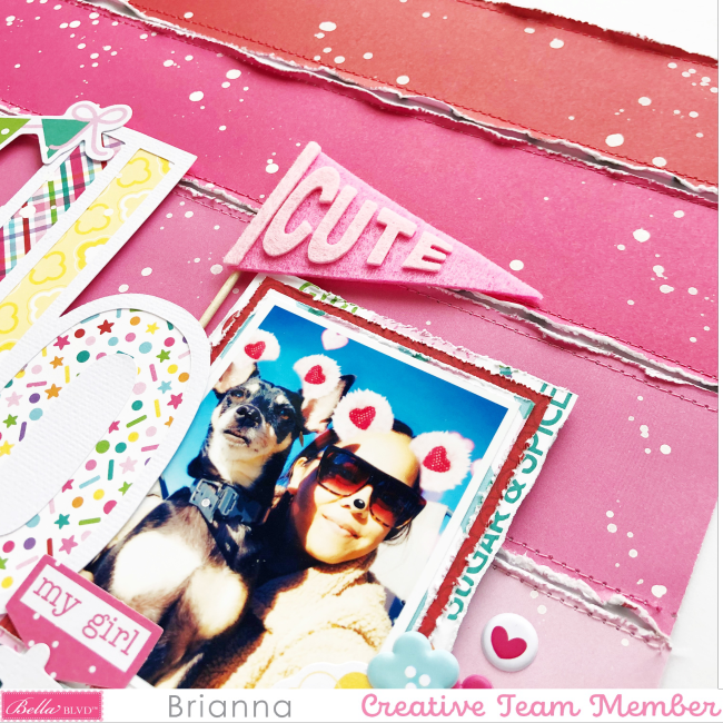 Bella Blvd My Candy Girl BUBBLE BEAUTY 12"X12" Scrapbook Paper Scrapbooksrus