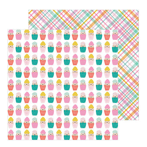 AC Jen Hadfield Hey Hello CUPCAKE SURPRISE 12"X12" Paper Scrapbooksrus