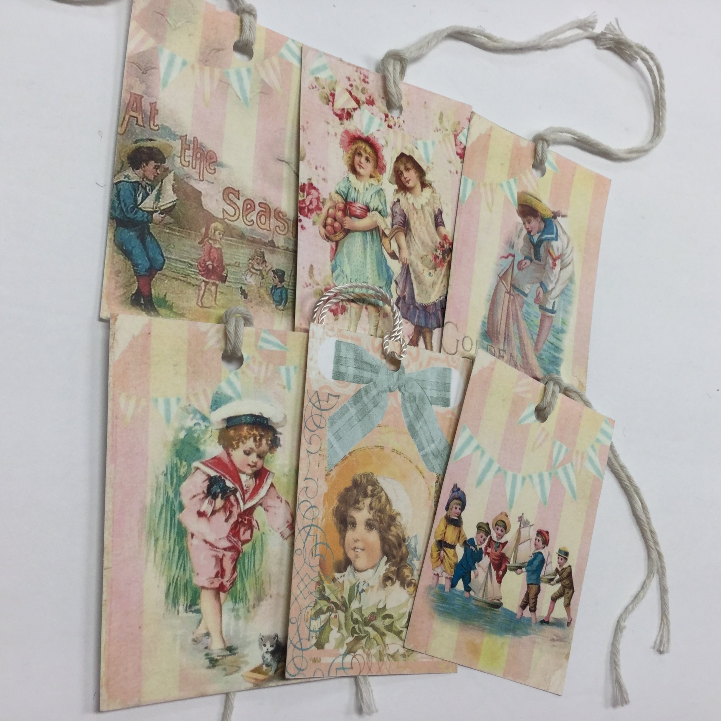 Tags & Ephemera 12pc VINTAGE SENTIMENTS Scrapbooksrus