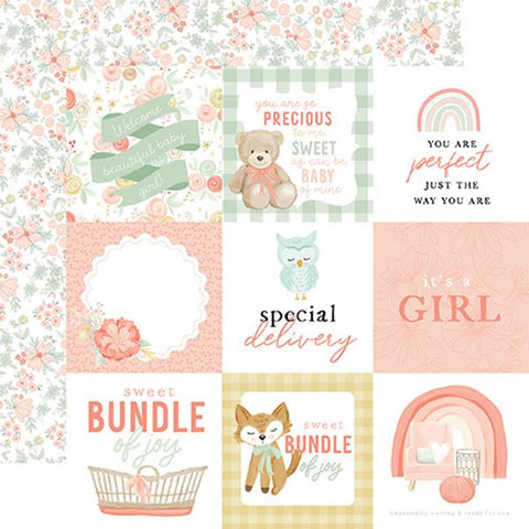 Echo Park IT’S A GIRL 12"X12" Collection Kit Scrapbooksrus