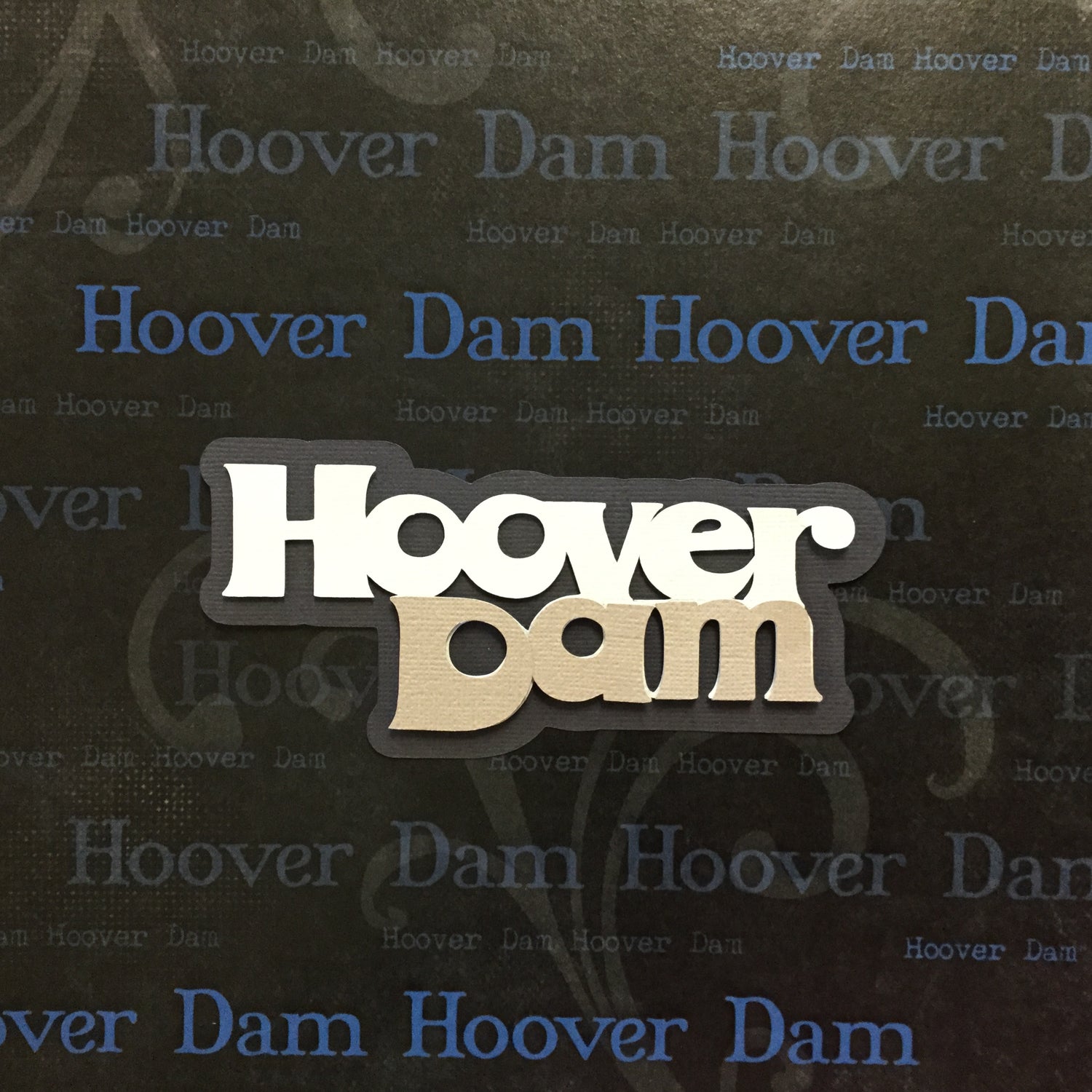 HOOVER DAM LasVegas Travel Title DieCuts Custom Scrapbooksrus