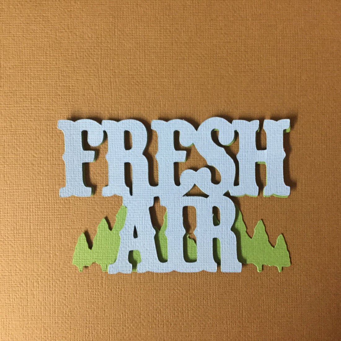 FRESH AIR Camping Custom Scrapbook Die Cuts Scrapbooksrus