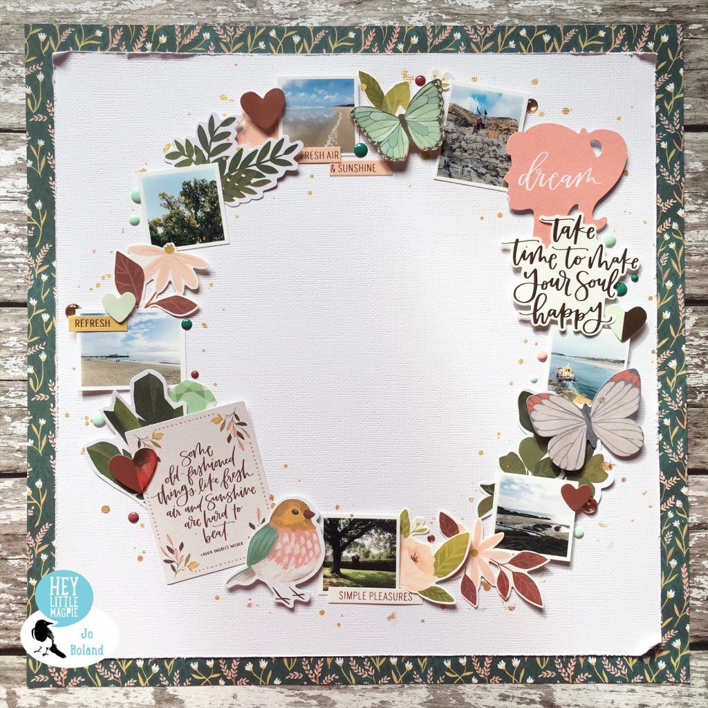 American Crafts One Canoe Two WILLOW Acrylic Stamps 11 pc. Scrapbooksrus