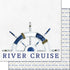 RIVER CRUISE WATERCOLOR DS 12"X12" Scrapbook Paper Scrapbooksrus