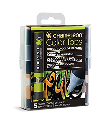 Chameleon Color Tops EARTH TONES Alcohol Markers Pens 5pc – Scrapbooksrus