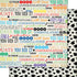COLORFUL GRADUATION WORDS 12"X12" Scrapbook Customs Paper Scrapbooksrus