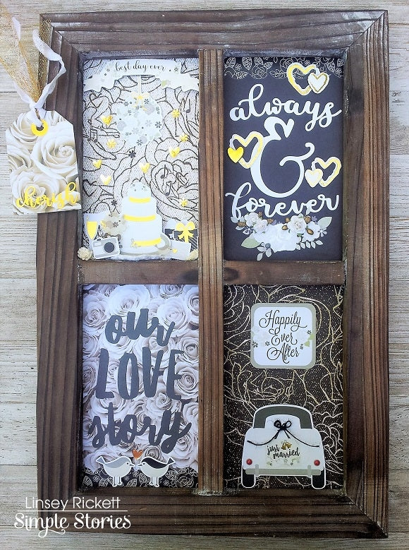 Simple Stories Always & Forever 4x6 VERTICAL ELEMENTS 12x12 Scrapbook Paper Scrapbooksrus