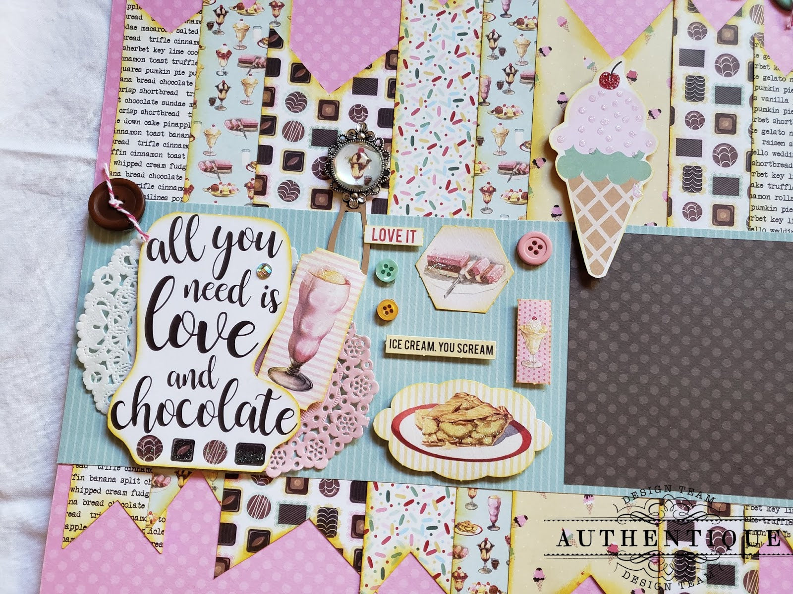 Authentique Confection CONFECTION TWO 12"X12" Scrapbook Paper Scrapbooksrus