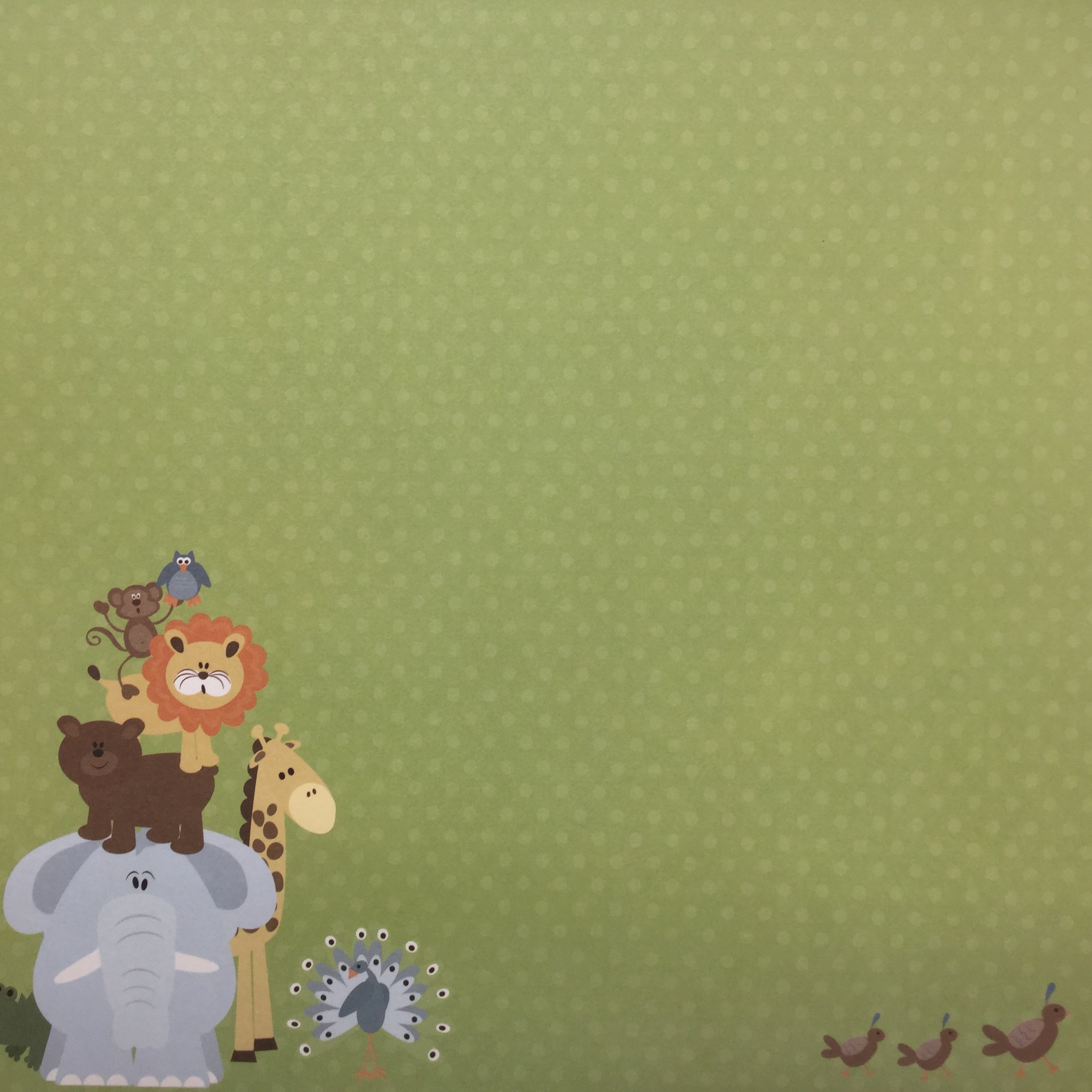 Three Bugs In A Rug Animal Stackers STACKERS 12"X12" Paper Scrapbooksrus