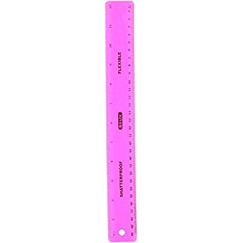 Sonic Nobirula 1630 cm Retractable Ruler - Clear Pink