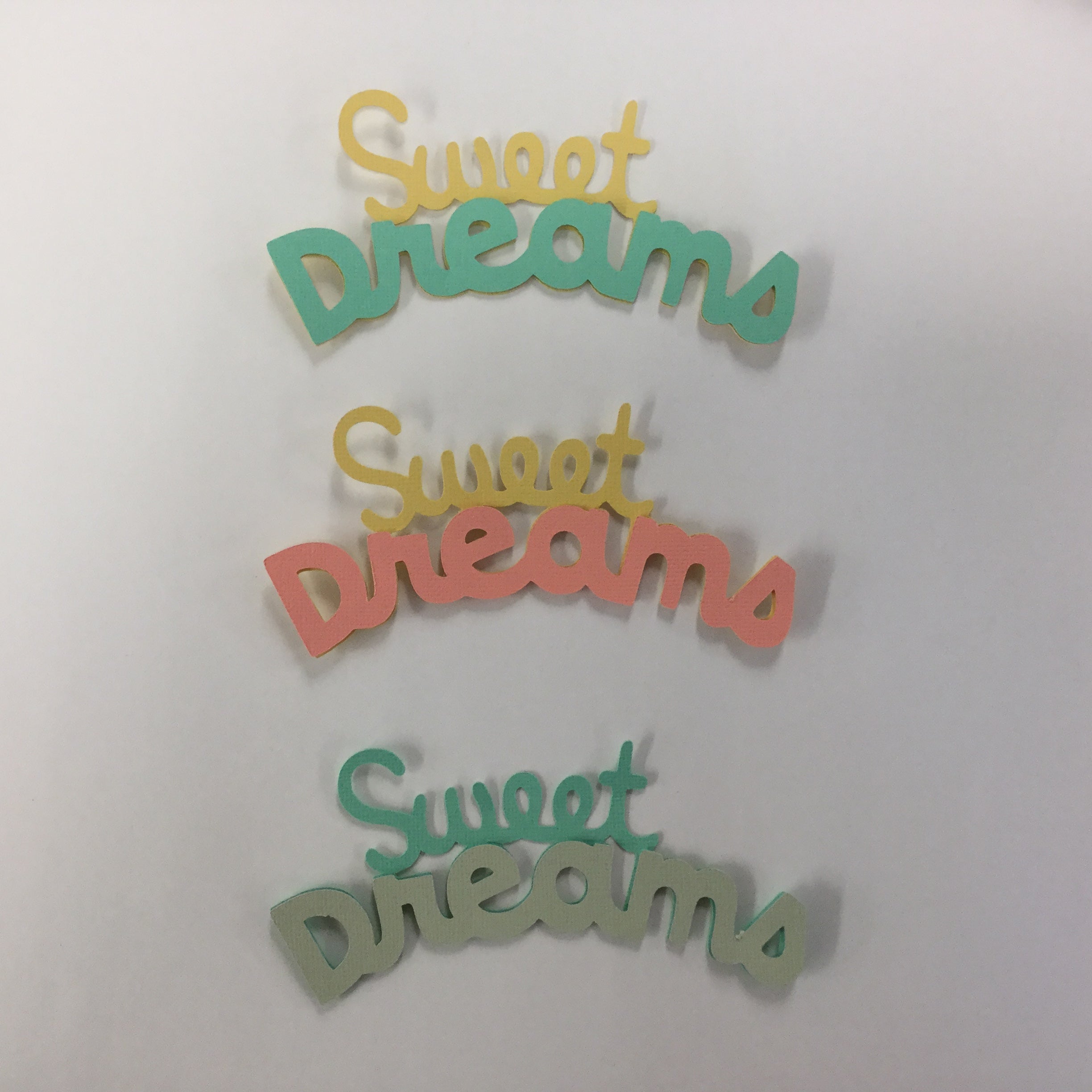 SWEET DREAMS Custom Scrapbook Die Cuts Scrapbooksrus