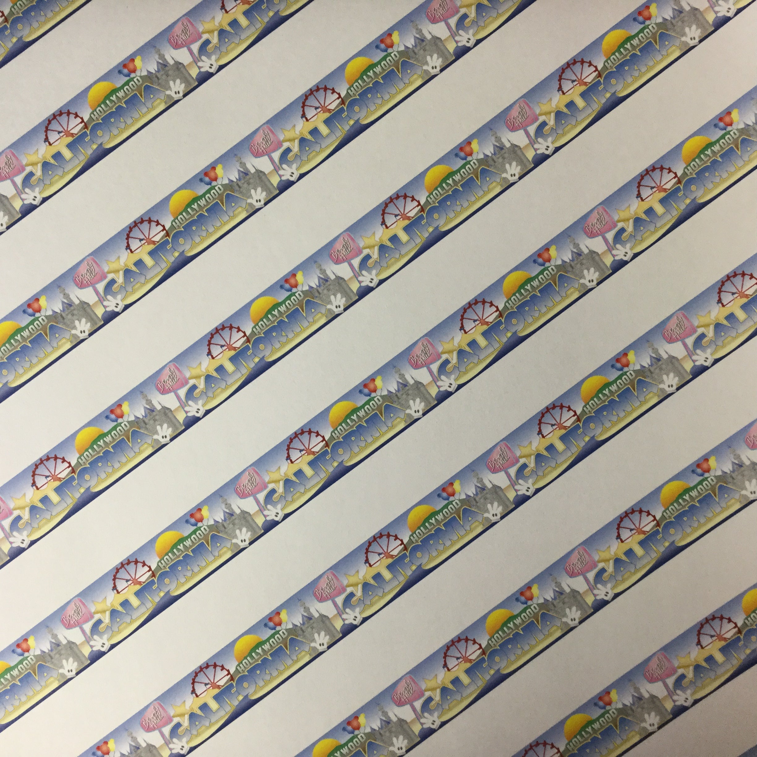 Scrapbook Customs CALIFORNIA TRAVEL STRIPES Paper Scrapbooksrus