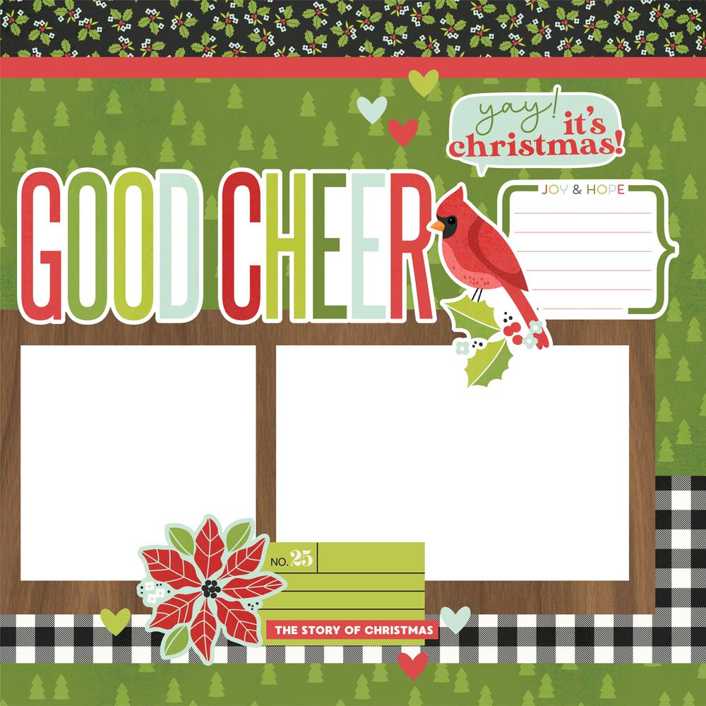 Simple Stories Simple Pages GOOD CHEER Page Kit Scrapbooksrus