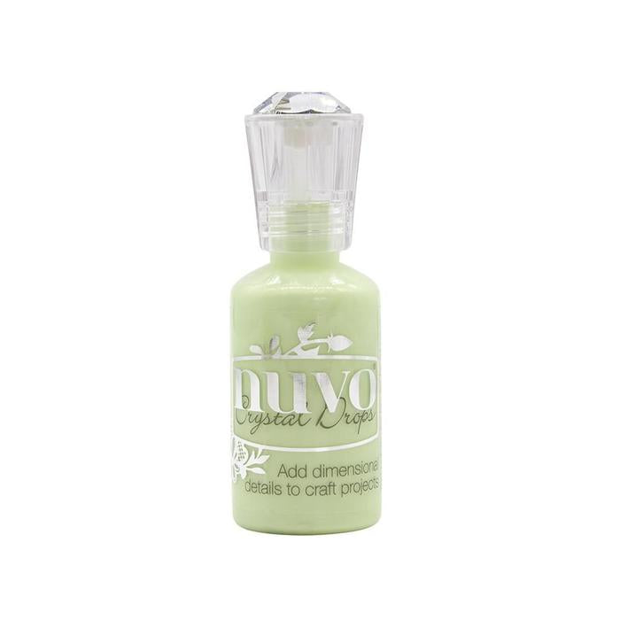 Nuvo Crystal Drops SOFT MINT 3D Gloss Enamel Dots 1oz Scrapbooksrus
