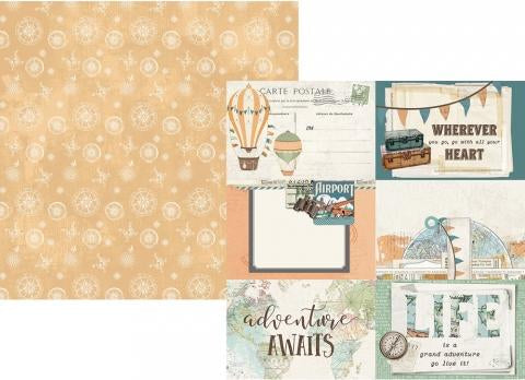 Simple Stories Simple Vintage Traveler 12"x12" COLLECTION KIT Scrapbooksrus
