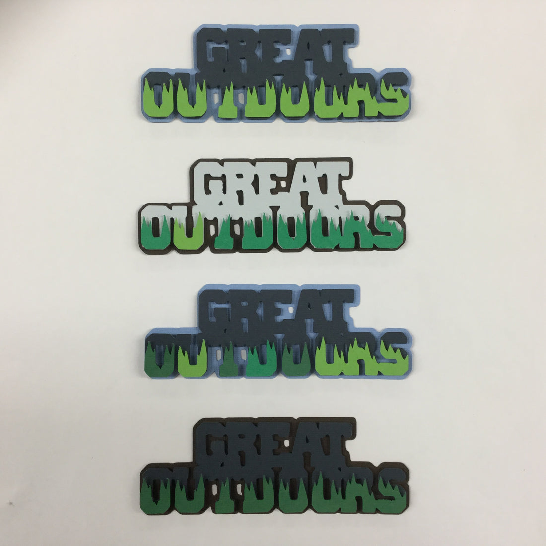 GREAT OUTDOORS Camping Custom Scrapbook Die Cuts Scrapbooksrus