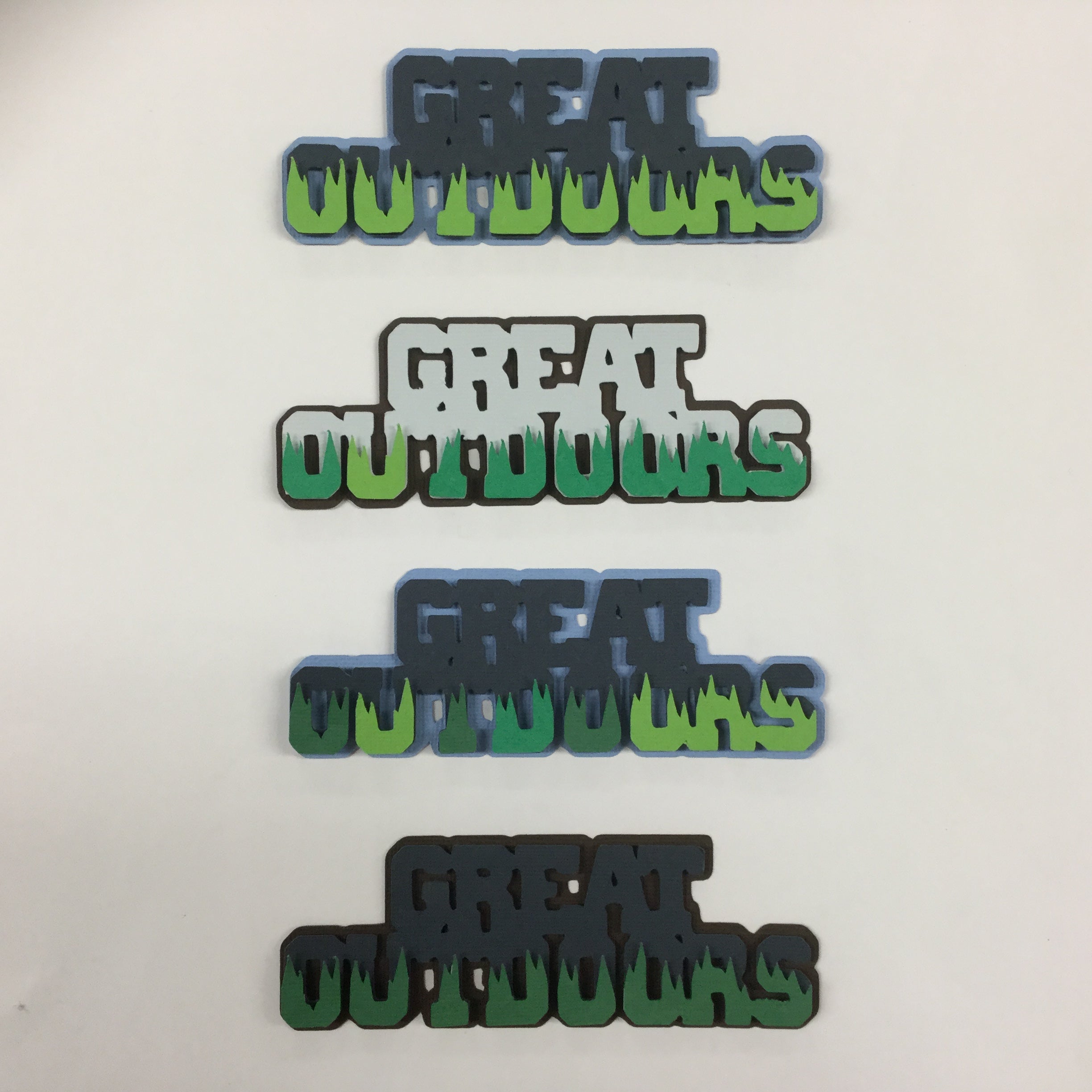 GREAT OUTDOORS Camping Custom Scrapbook Die Cuts Scrapbooksrus