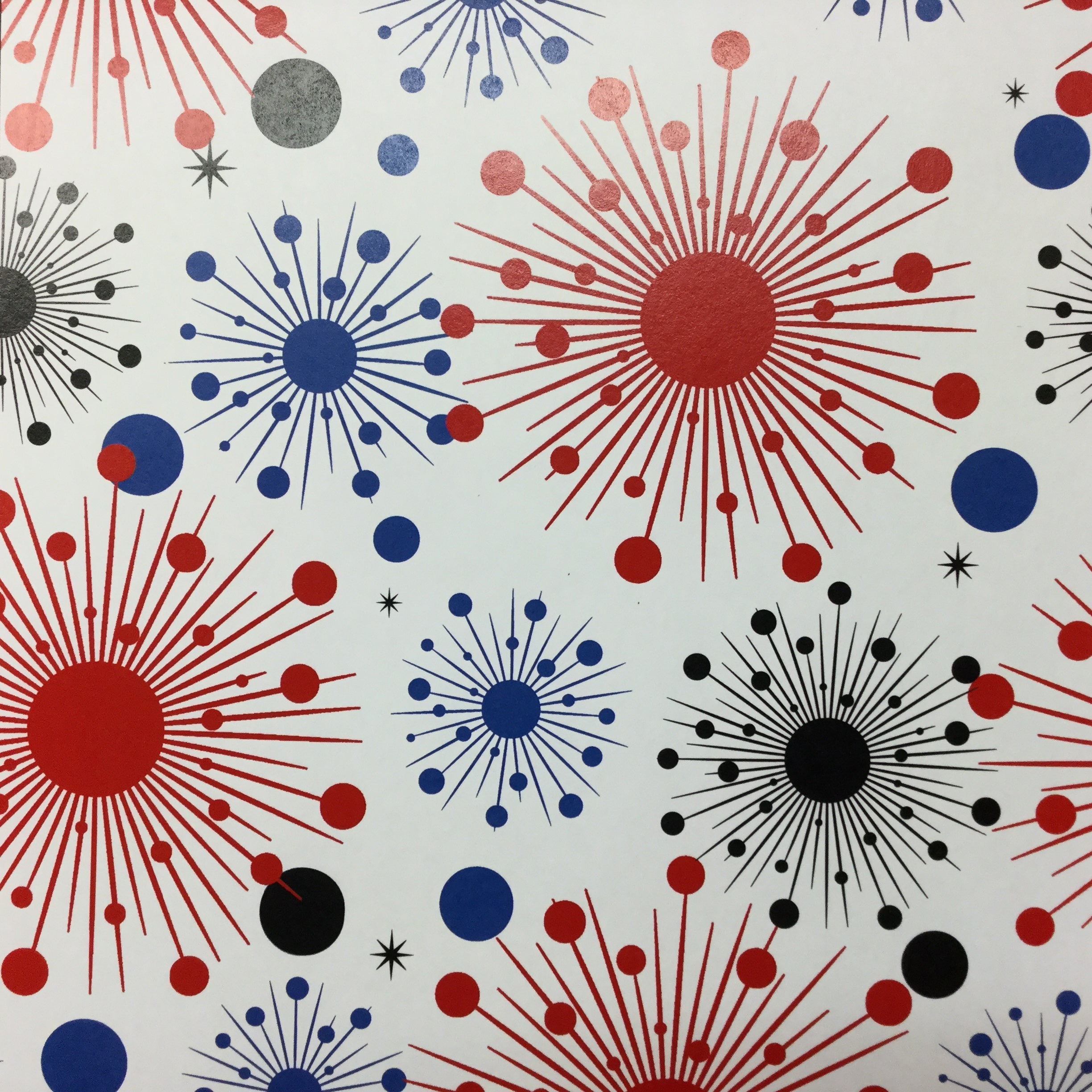 Retro Burst 12"X12" Custom Scrapbook Paper Scrapbooksrus