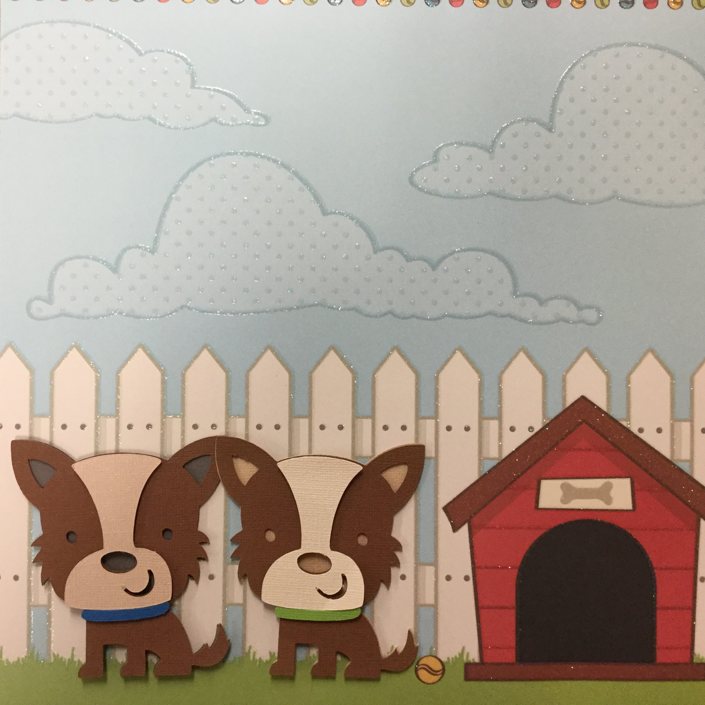 PUPPY Custom Scrapbook Die Cut Embellishments Scrapbooksrus