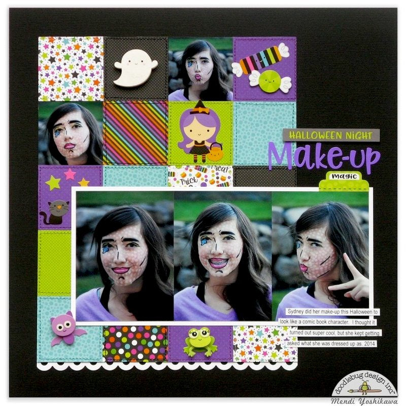 Doodlebug Abigail LILAC Alphabet Stickers Scrapbooksrus