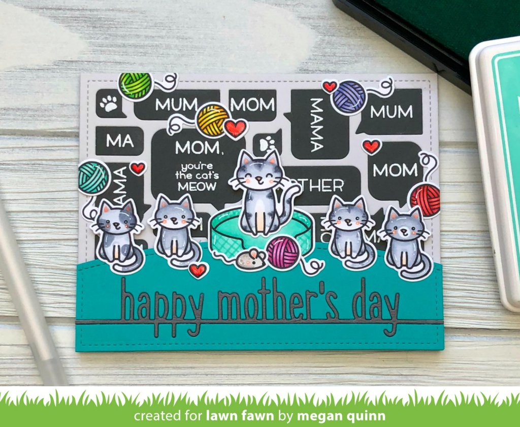 Lawn Fawn CRITTER CHATTER Clear Stamps 38pc Scrapbooksrus