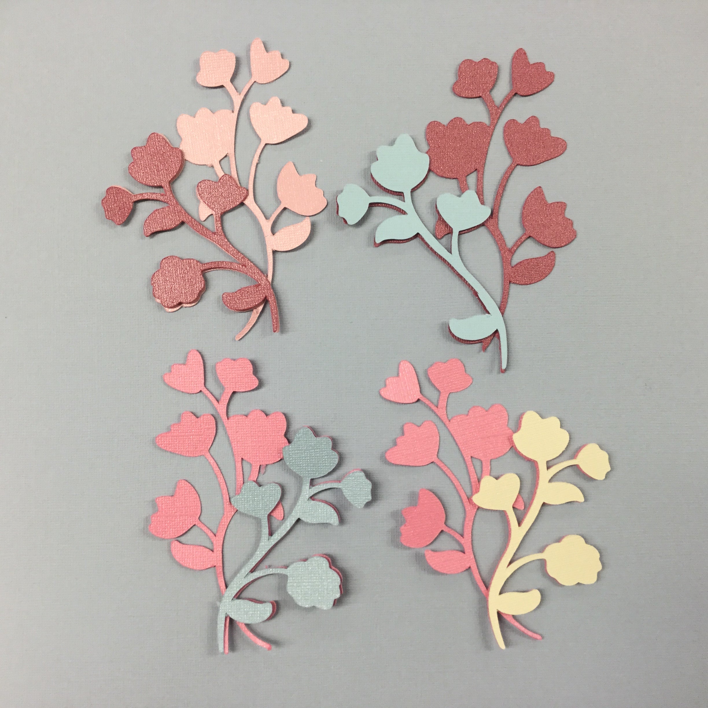 FLORAL BUNDLE Custom Scrapbook Die Cuts Scrapbooksrus