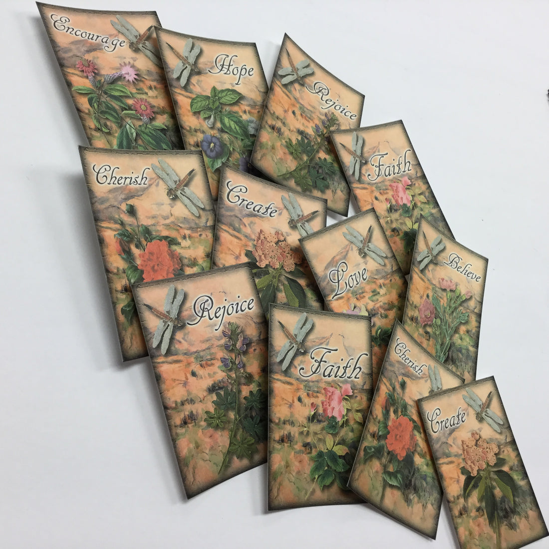 Tags & Ephemera 12pc VINTAGE SENTIMENTS Scrapbooksrus