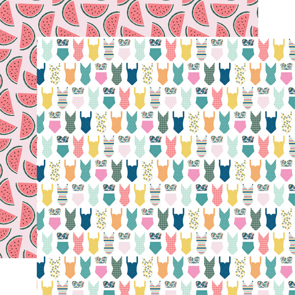 Echo Park 12"x12" POOL PARTY Collection Kit 13pc Scrapbooksrus