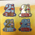 21 AND FUN Birthday Die Cuts Scrapbooksrus