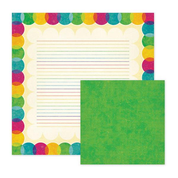 We R Memory Keepers 6pc FUNFETTI PAPER KIT Scrapbook Sheets