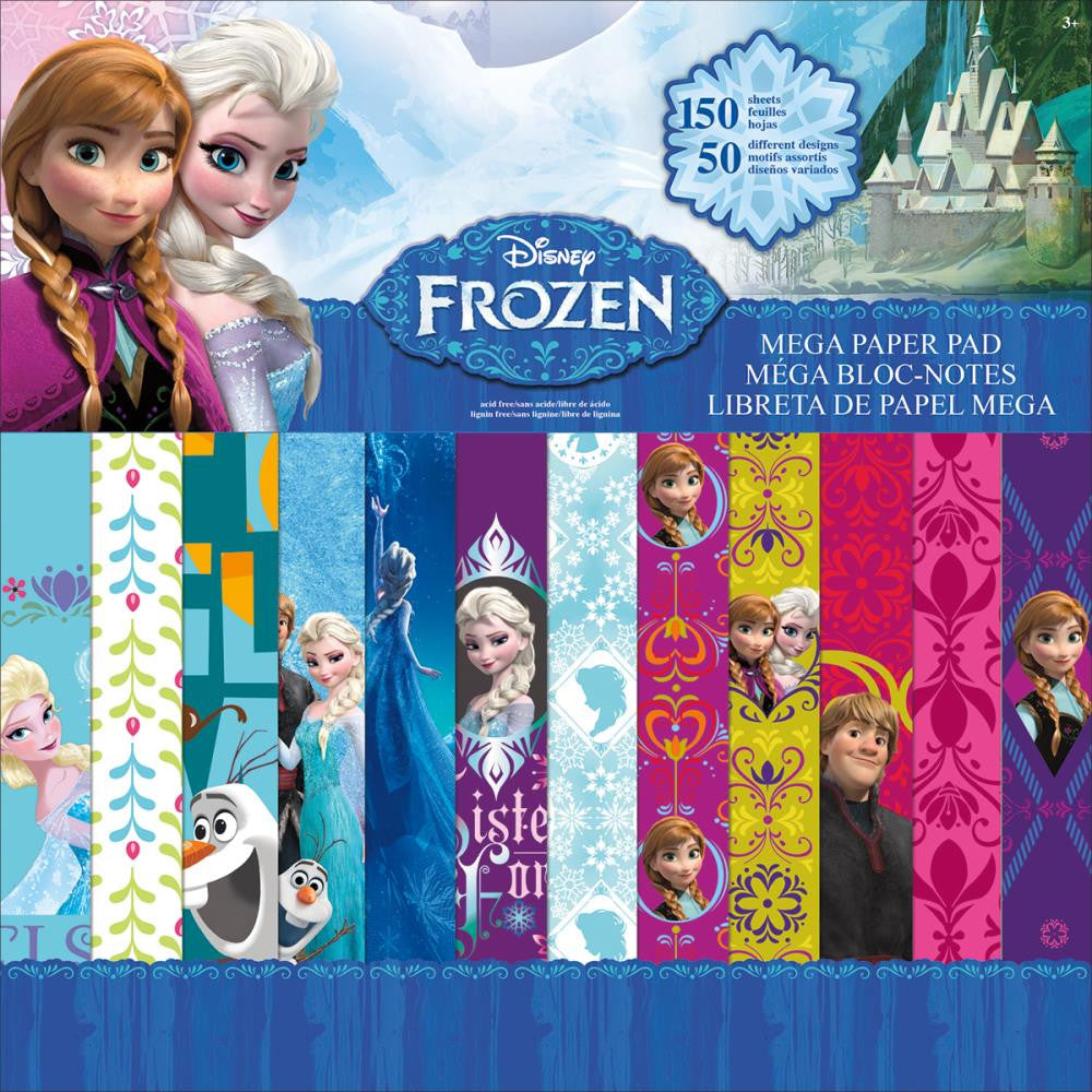 Sandylion Disney Paper Pad 12"x12" Scrapbook 150 Sheet - Scrapbook Kyandyland