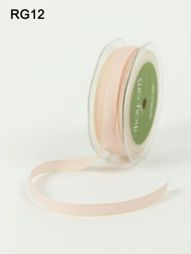 May Arts 3/8" Grosgrain IVORY STRIPED RIBBON 1 yard yd - Scrapbook Kyandyland