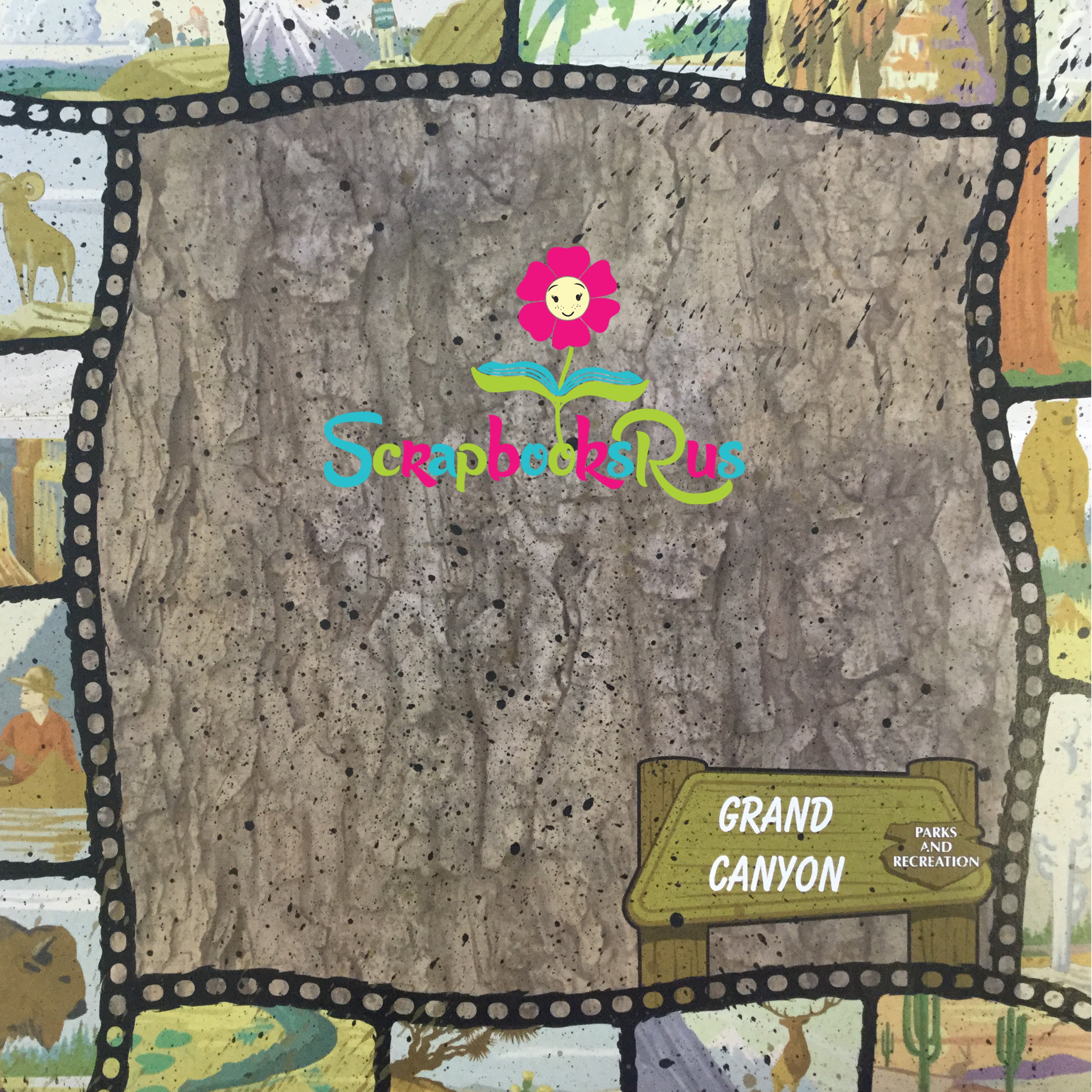 GRAND CANYON 12"X12" Travel Scrapbook Kit Scrapbooksrus