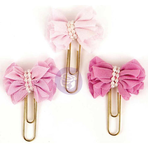 My Prima Planner BOW PAPER CLIPS 3pc
