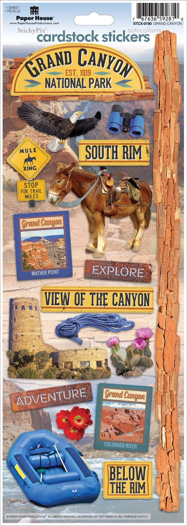 Paper House Grand Canyon Stickers @scrapbooksrus