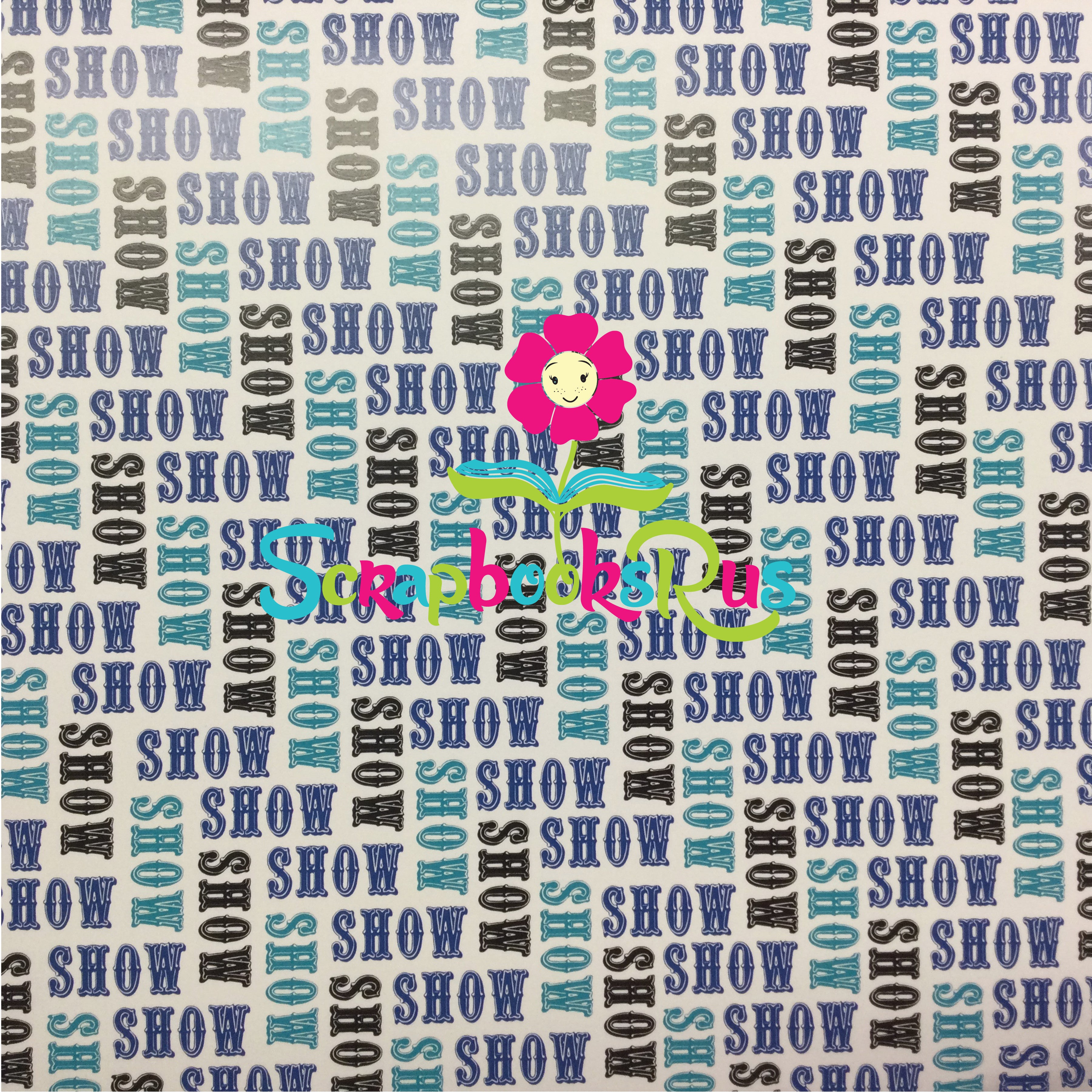 Initial Scramble Teal Blue Scrapbooksrus