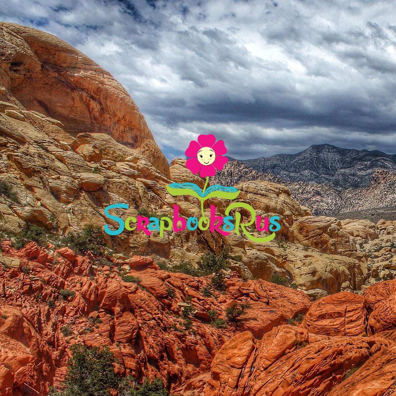 RED ROCK KIT 12"X12" Travel Las Vegas Scrapbook Paper