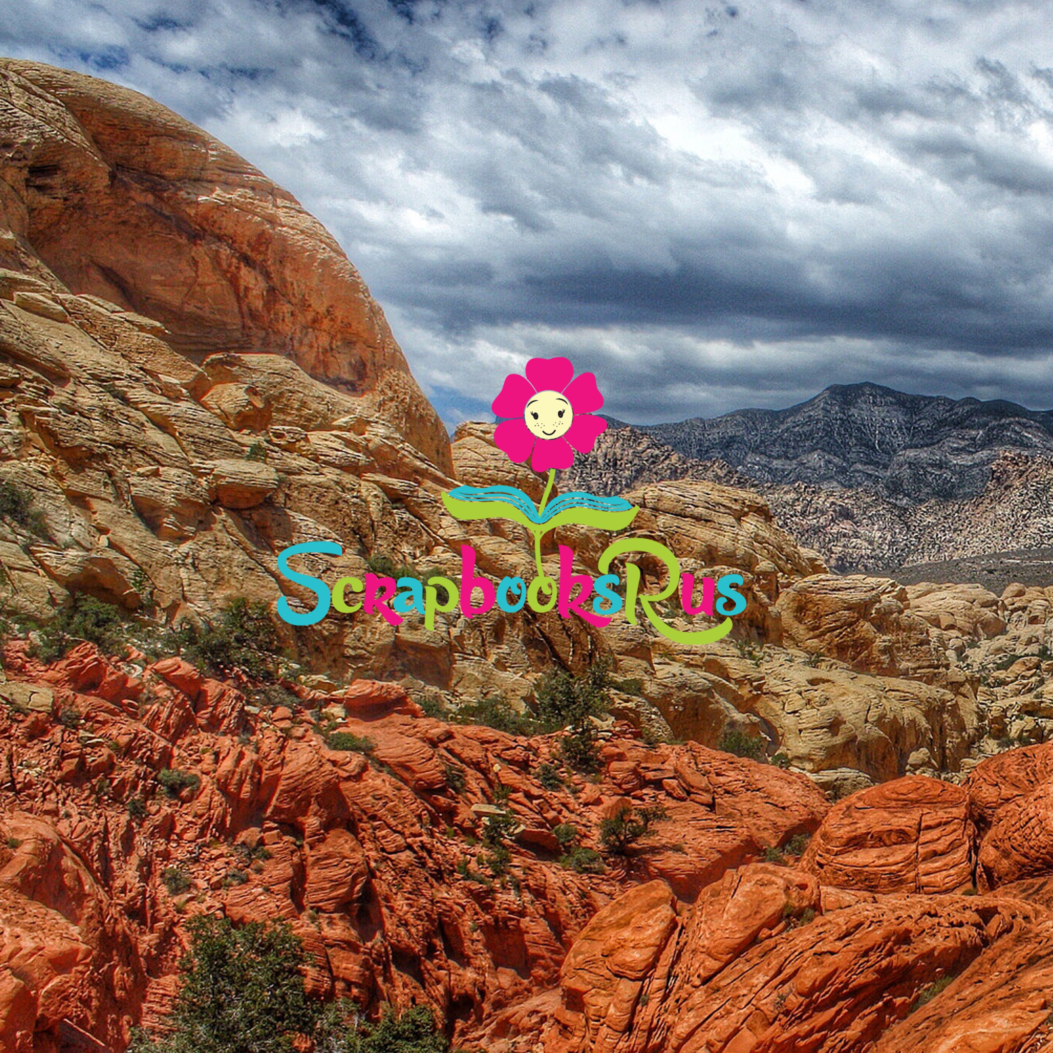 RED ROCK KIT 12"X12" Travel Las Vegas Scrapbook Paper