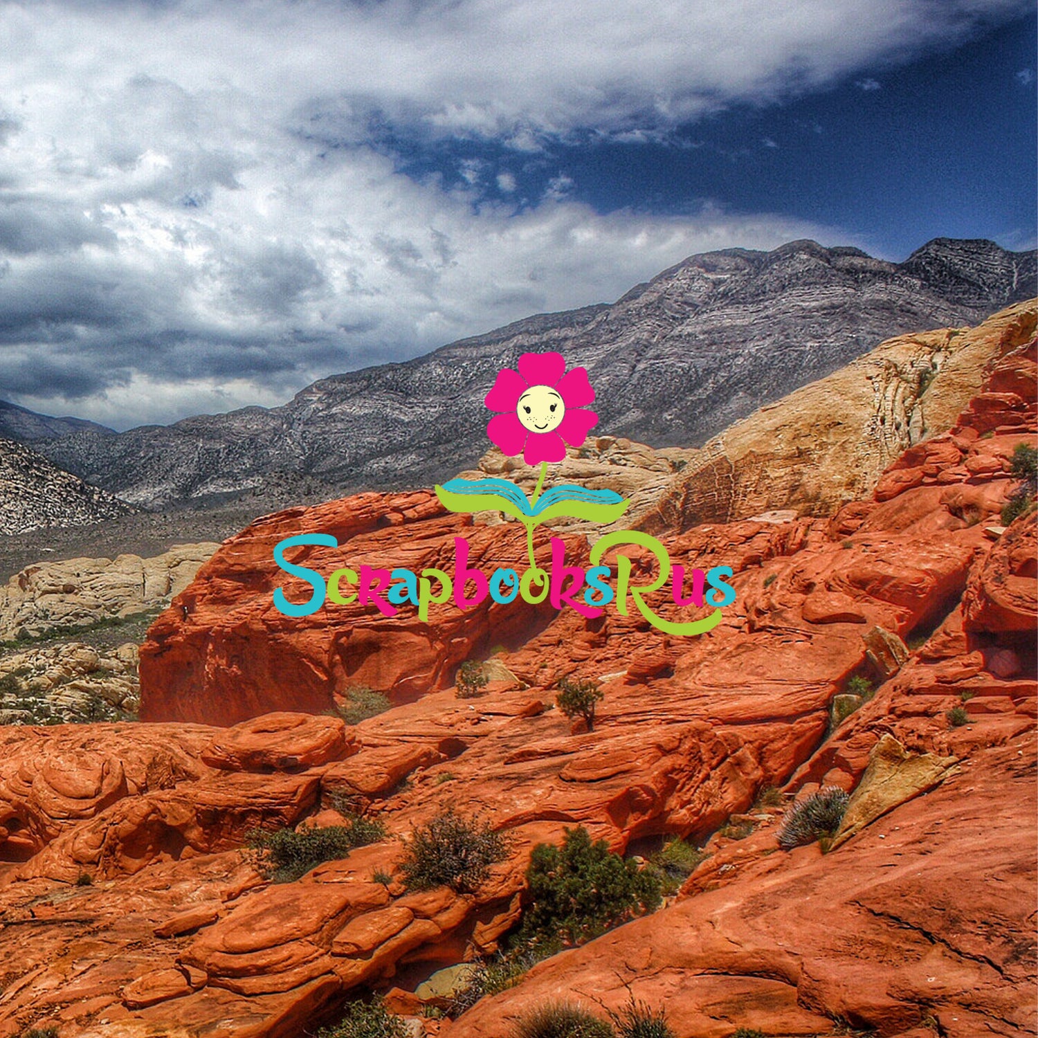 RED ROCK KIT 12"X12" Travel Las Vegas Scrapbook Paper