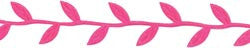 May Arts 1" LEAF RIBBON 1 yard yd - Scrapbook Kyandyland