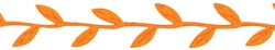 May Arts 1" LEAF RIBBON 1 yard yd - Scrapbook Kyandyland