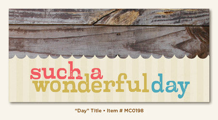 Diecut Titles My Mind&