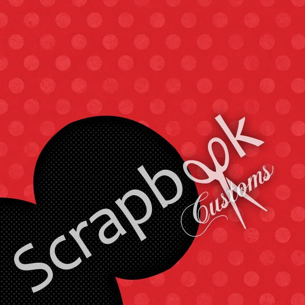 Disney MAGICAL ADVENTURE MICKEY HEAD 2 Sheets 12X12 Papers - Scrapbooksrus